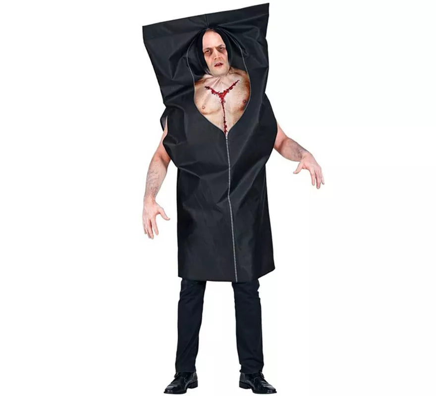 Disfraz de Bolsa para Cadáver para hombre