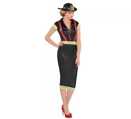 Disfraz de Bombera pin-up para mujer