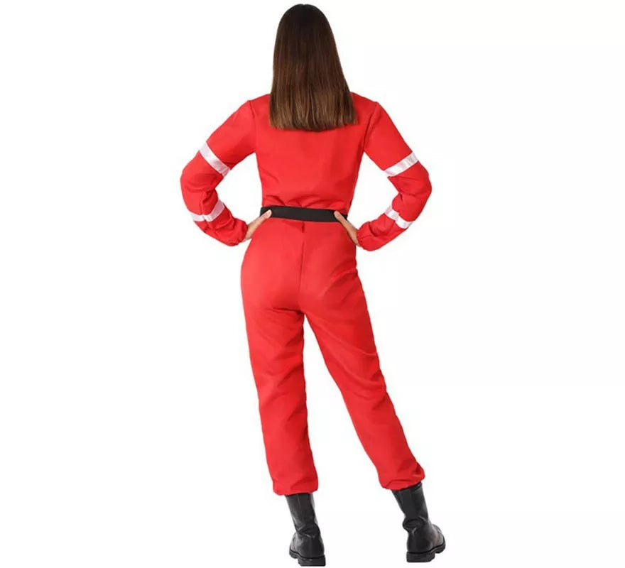 Translation missing: it.Disfraz de Bombera Rojo para mujer