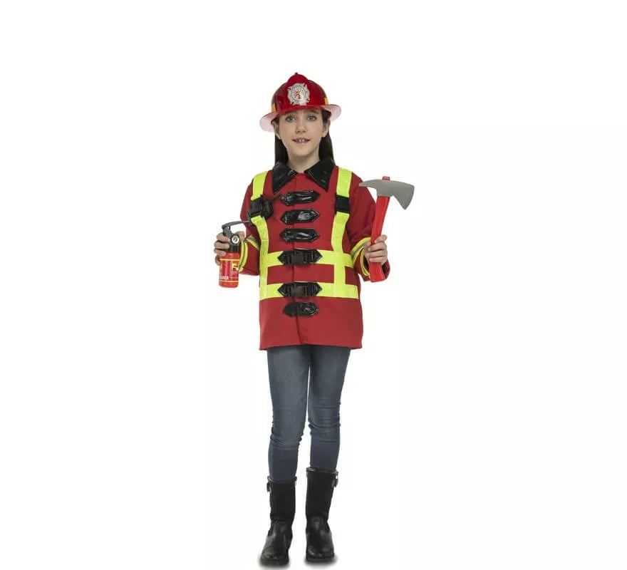 Translation missing: it.Disfraz de Bombero con accesorios para niños