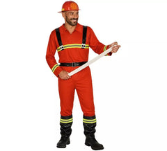 Costume da pompiere da uomo con tubo