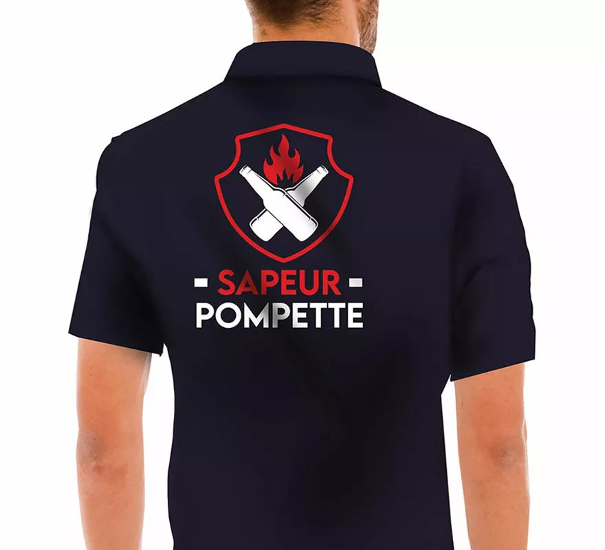 Translation missing: es.Disfraz de Bombero con Portabebidas para hombre