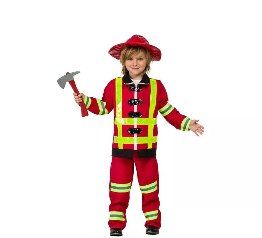 Translation missing: es.Disfraz de Bombero Rojo para niño