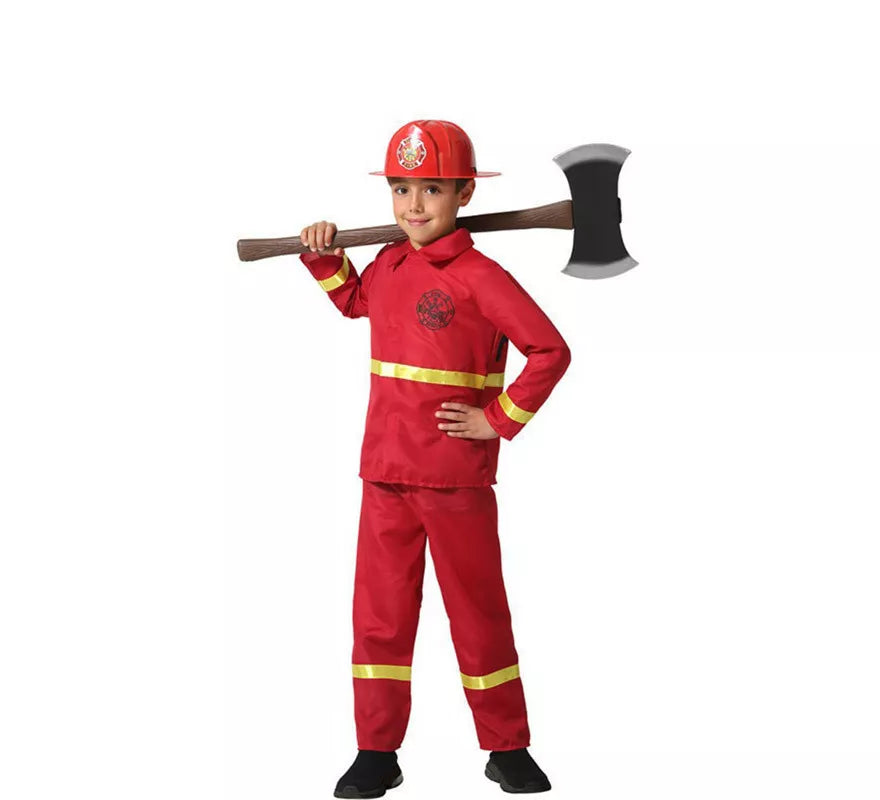 Translation missing: es.Disfraz de Bombero Rojo y Amarillo para niño