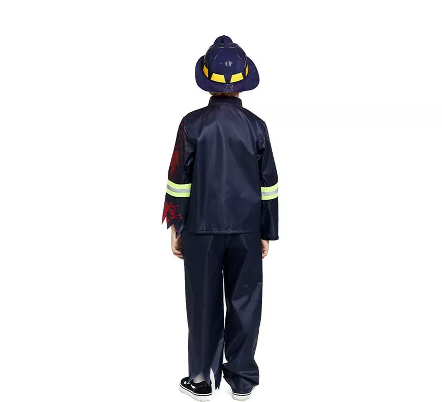Translation missing: it.Disfraz de Bombero Zombie para niños
