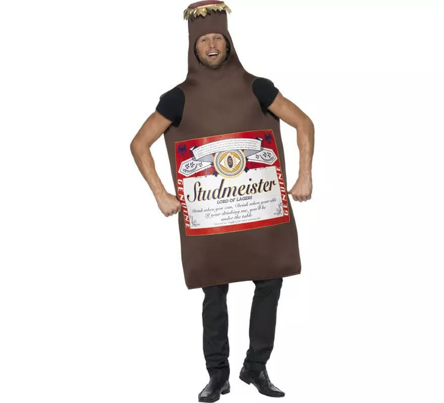 Translation missing: it.Disfraz de Botellín de Cerveza Studmeister para adultos