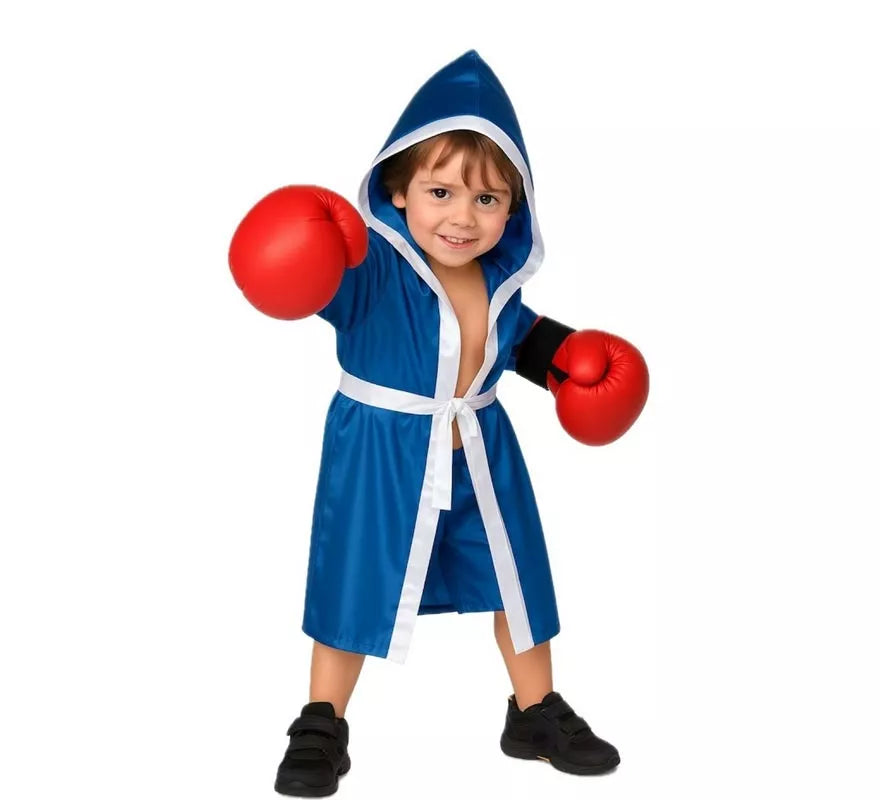 Translation missing: it.Disfraz de Boxeador Azul para niño