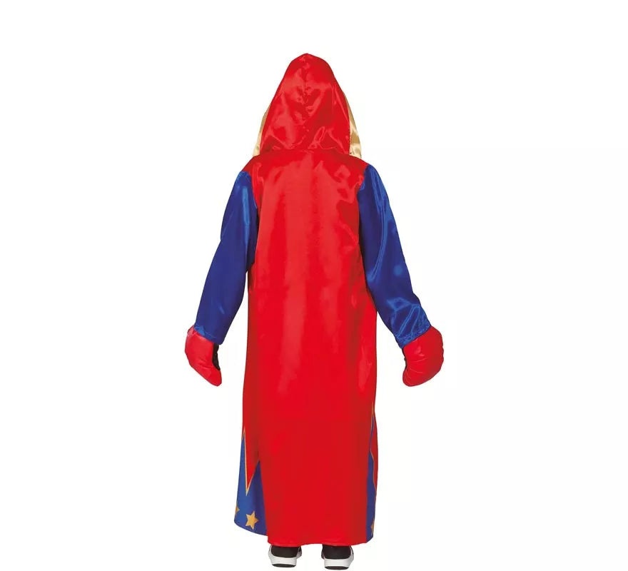 Translation missing: es.Disfraz de Boxeador Azul y Rojo para niños