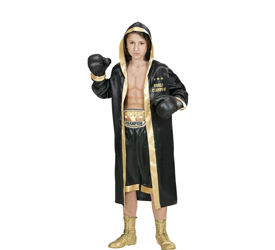 Translation missing: es.Disfraz de Boxeador Campeón del Mundo para niño y adolescente