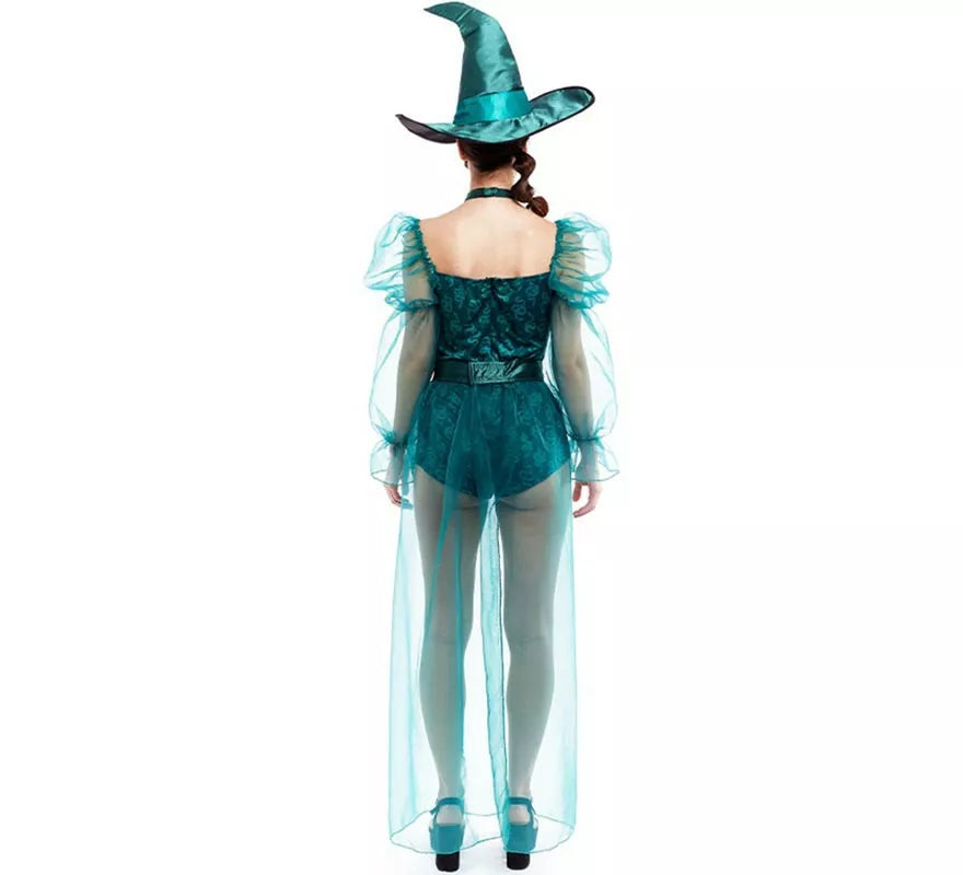 Translation missing: it.Disfraz de Bruja con transparencias para mujer