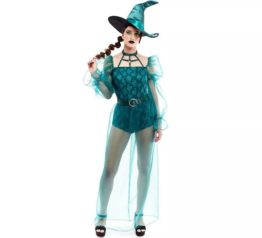 Translation missing: es.Disfraz de Bruja con transparencias para mujer