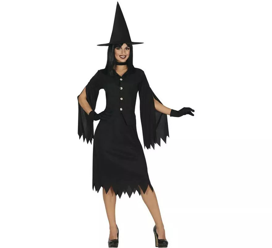 Translation missing: es.Disfraz de Bruja de Salem oscura para mujer