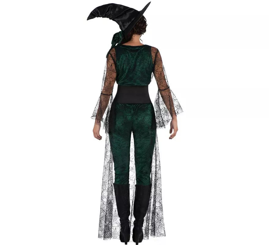 Translation missing: es.Disfraz de Bruja del Aquelarre verde para mujer