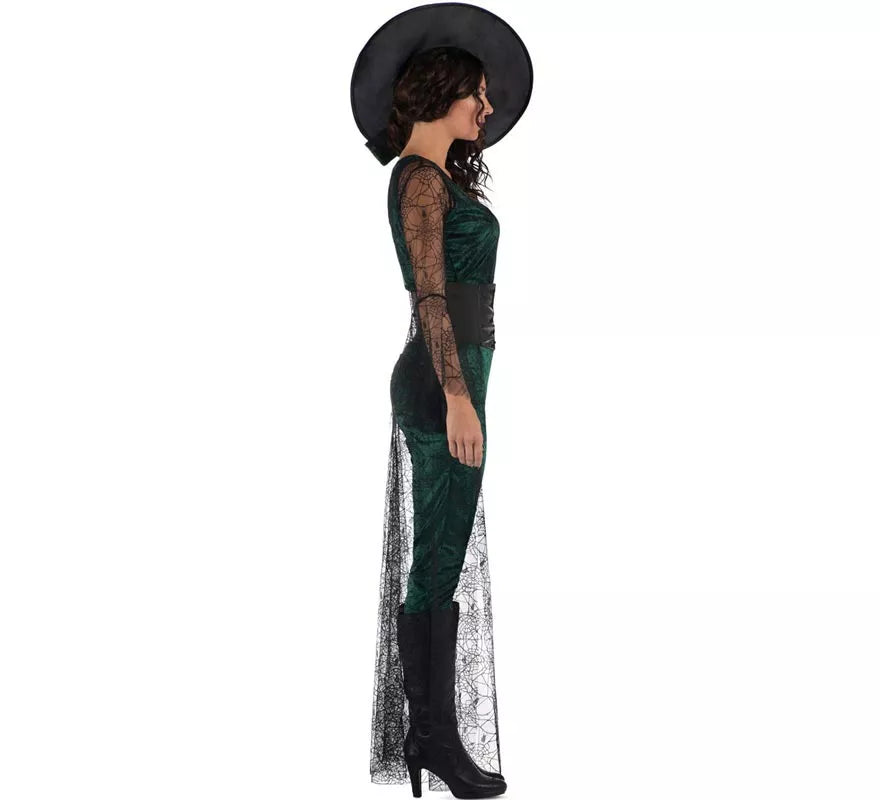 Translation missing: es.Disfraz de Bruja del Aquelarre verde para mujer