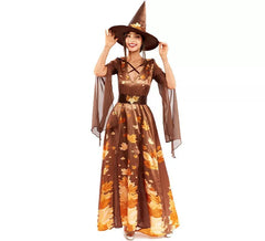 Costume da strega autunnale per donna
