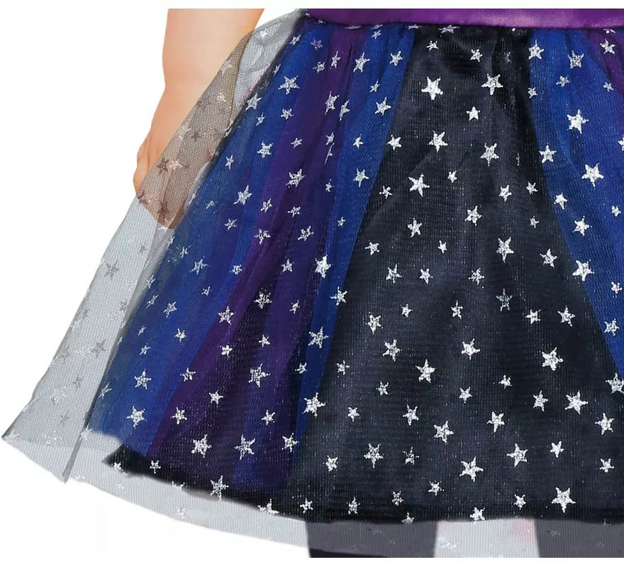 Translation missing: es.Disfraz de Bruja Estrellas plateadas para niña y bebé