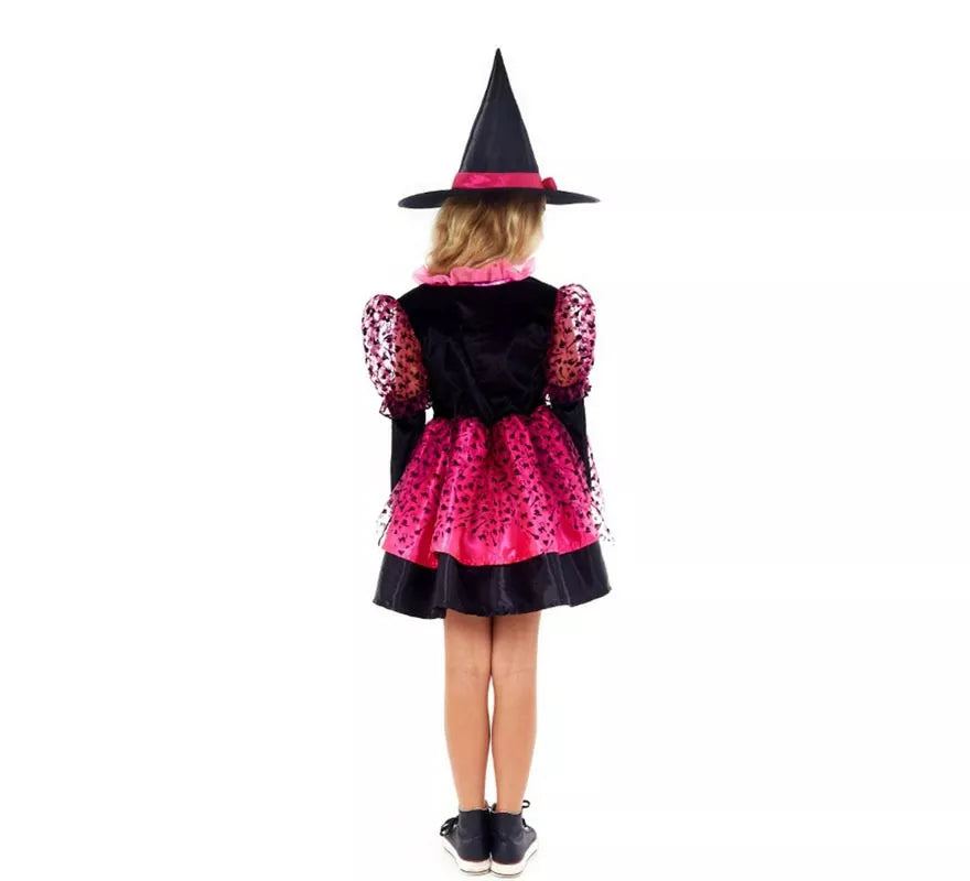 Translation missing: it.Disfraz de Bruja Fucsia para niña