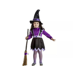Costume da Strega lilla per bambina