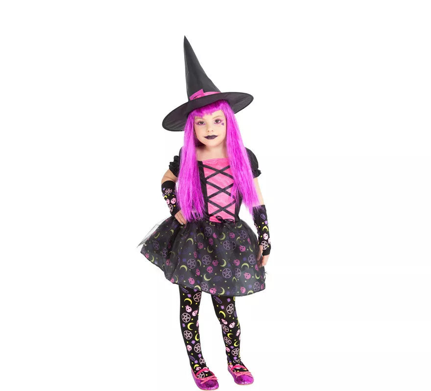 Translation missing: es.Disfraz de Bruja Moonlight Rosa para niña
