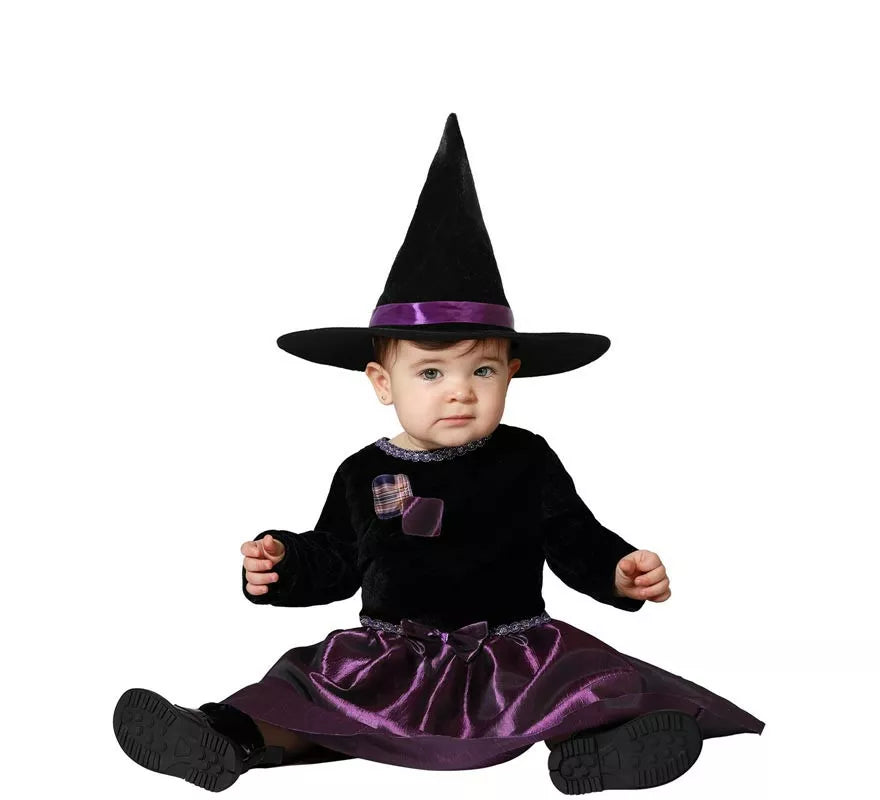 Translation missing: es.Disfraz de Bruja Morado para bebé y niña