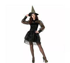 Costume da strega nera per donna
