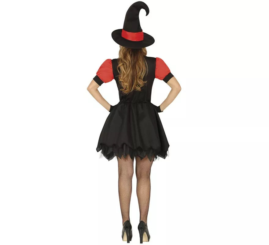 Translation missing: it.Disfraz de Bruja roja y negra para mujer