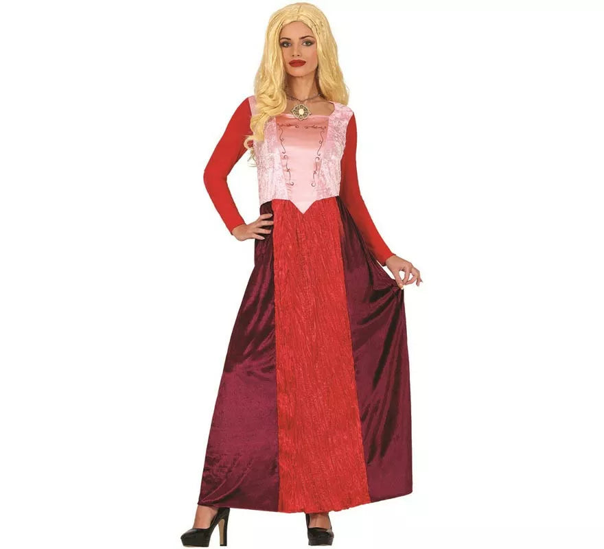 Translation missing: it.Disfraz de Bruja rojo para mujer