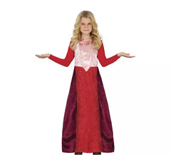 Disfraz de Bruja rojo para niña