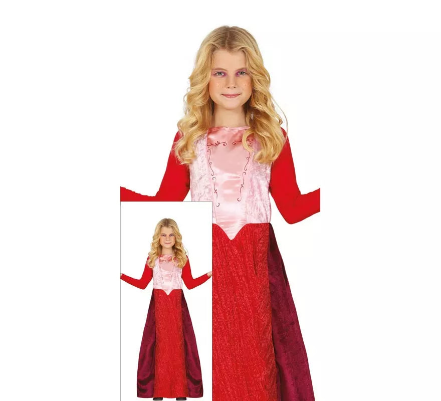 Translation missing: es.Disfraz de Bruja rojo para niña