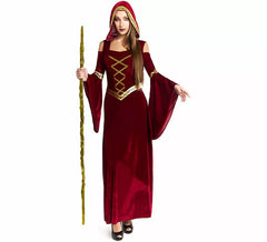 Costume da sacerdotessa strega per donna
