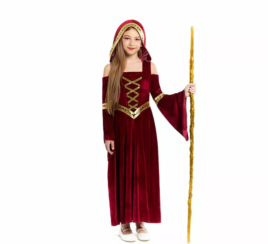 Translation missing: it.Disfraz de Bruja Sacerdotisa para niña