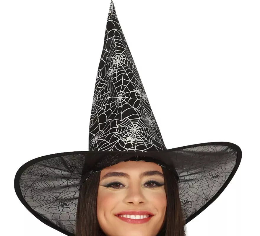 Translation missing: it.Disfraz de Bruja Spiderweb plateada para adolescente