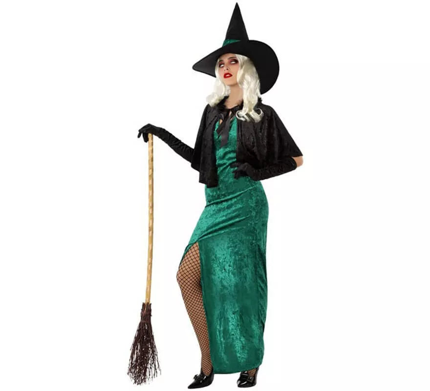 Translation missing: es.Disfraz de Bruja Verde para mujer