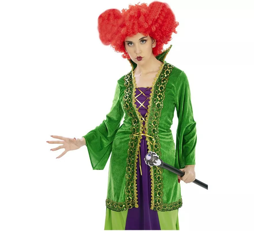 Translation missing: es.Disfraz de Bruja verde para mujer