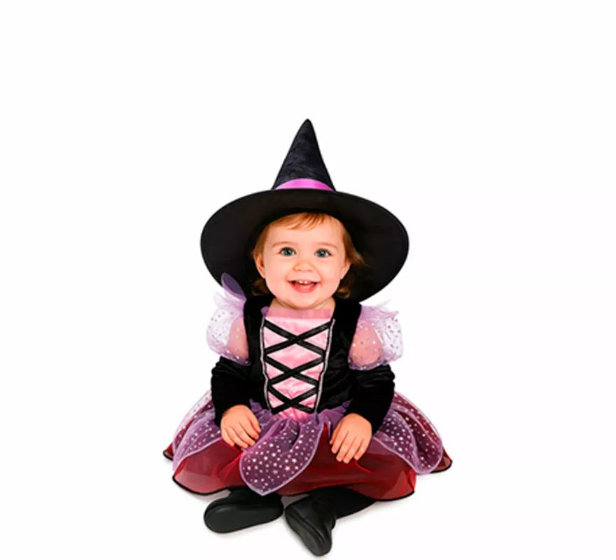 Translation missing: it.Disfraz de Brujita Morada para bebé y niña