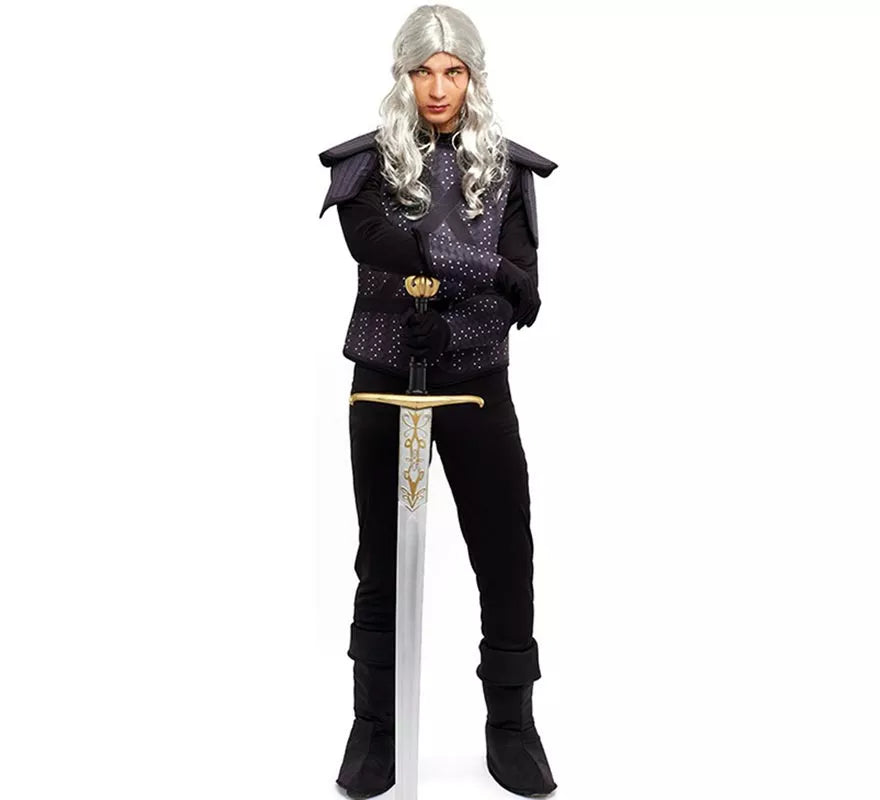 Disfraz de Brujo Medieval oscuro para hombre