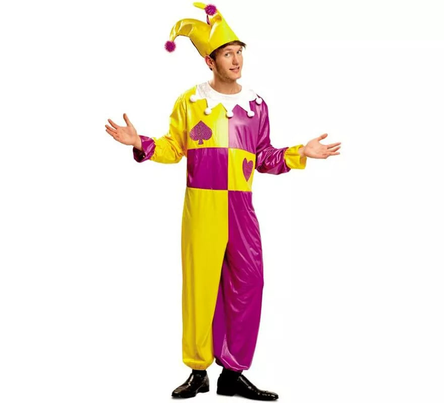 Translation missing: es.Disfraz de Bufón o Joker para Hombre talla M-L