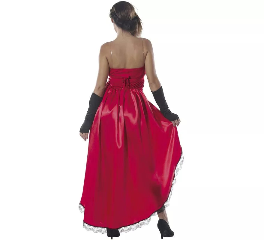 Translation missing: it.Disfraz de Burlesque Can-can rojo para mujer