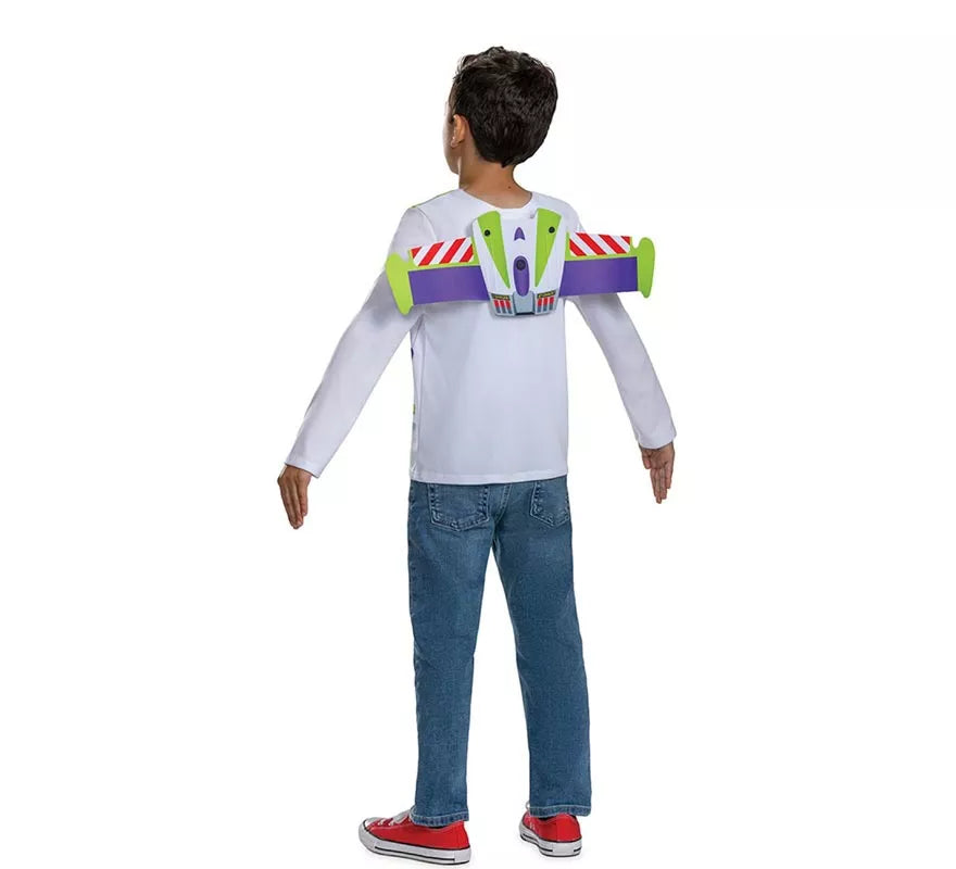 Translation missing: it.Disfraz de Buzz lightyear clásico con alas para niño