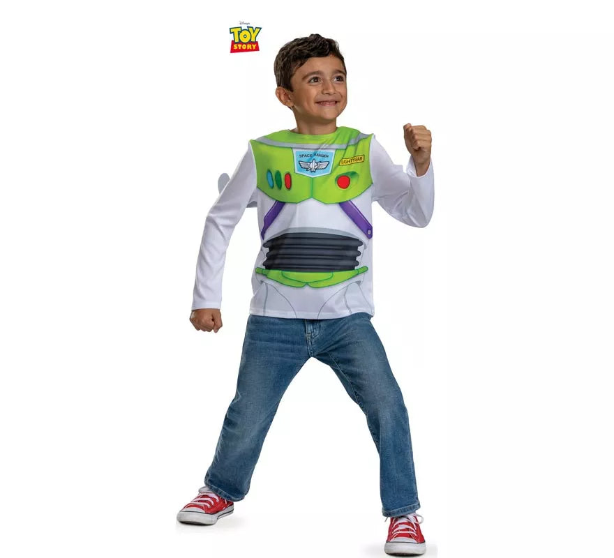 Translation missing: it.Disfraz de Buzz lightyear clásico con alas para niño