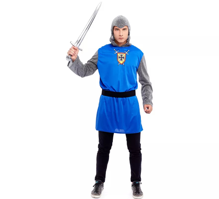 Translation missing: it.Disfraz de Caballero Azul Medieval para hombre