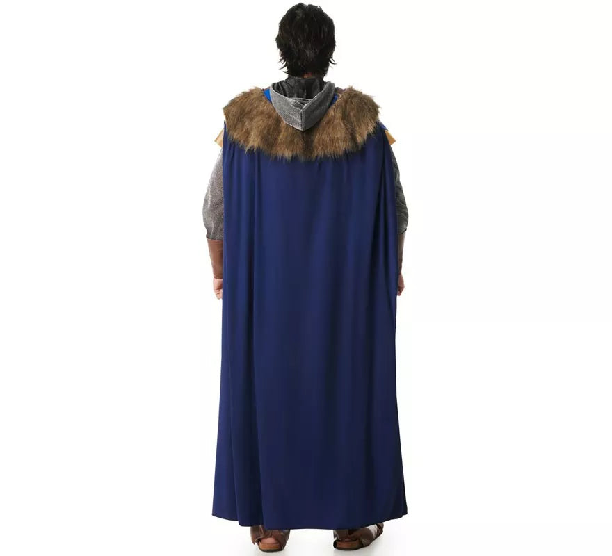 Translation missing: it.Disfraz de Caballero Medieval azul para hombre