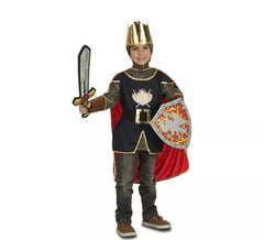Costume da cavaliere medievale con accessori per bambini