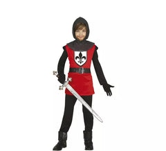 Costume medievale da cavaliere notturno per bambino