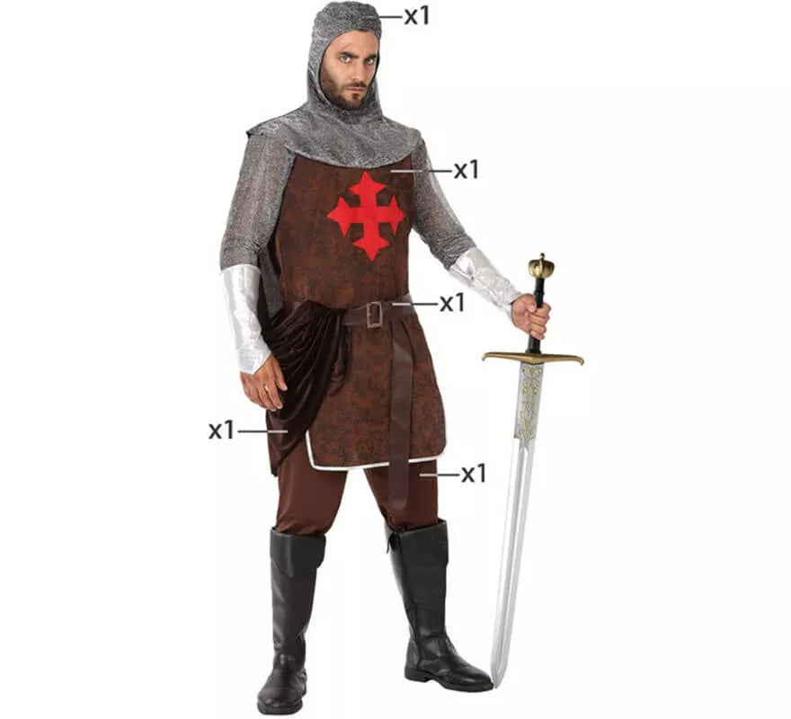 Translation missing: es.Disfraz de Caballero Medieval para hombre