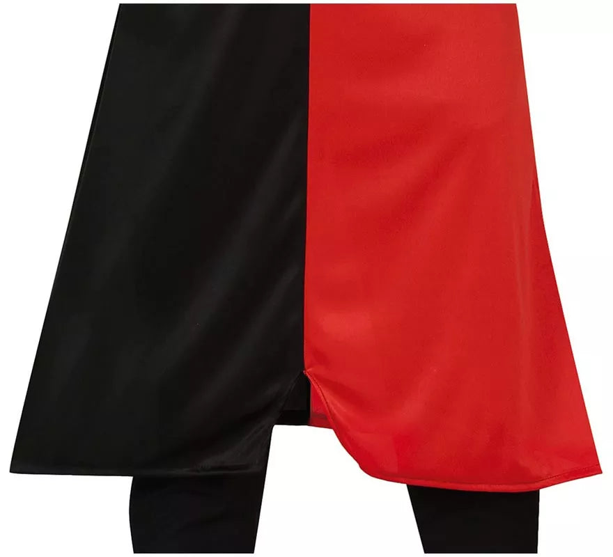 Translation missing: it.Disfraz de Caballero Medieval rojo y negro para hombre