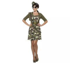 Costume da combattimento militare da cadetto per donna