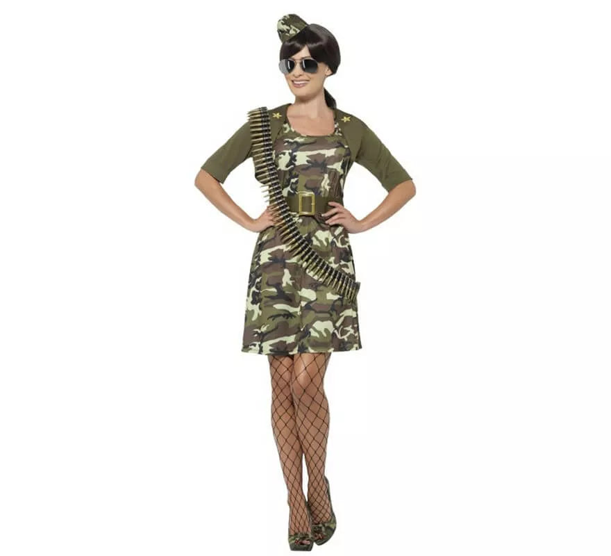 Translation missing: it.Disfraz de Cadete de Combate Militar para mujer