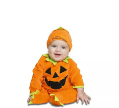 Costume della zucca di halloween per il bambino