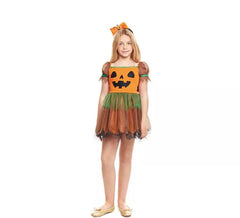 Costume da zucca per bambina